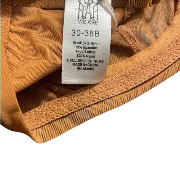 Free People x We are HAH Wired Bra in Brown Sugar 30-38C - Picture 4 of 7